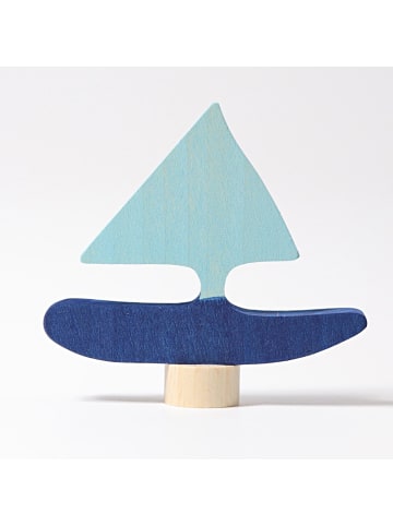 Grimm's Steckfigur Segelboot ab 1 Jahr in gelb