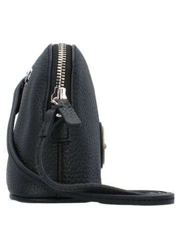 Lacoste Origin Croc Umhängetasche Leder 19 cm in black