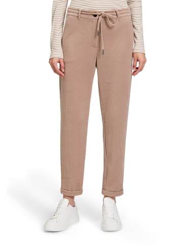BETTY & CO Casual-Hose mit Struktur in Powder Pearl