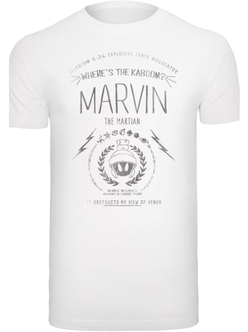 F4NT4STIC T-Shirt Looney Tunes Marvin The Martian Where's The Kaboom in weiß