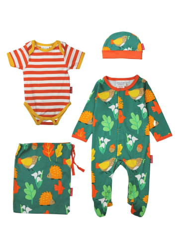 Toby Tiger Baby Geschenkset mit Herbst Print in bunt