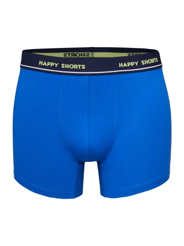 Happy Shorts Retro Pants Motive in midblue-lime-navy