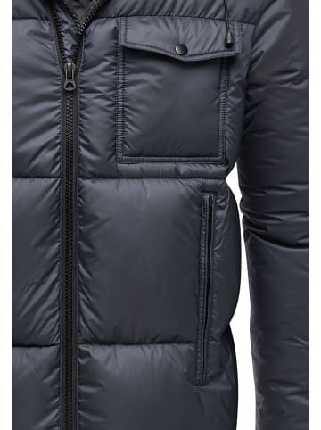 Humy Winterjacke mit Kapuze in Navy