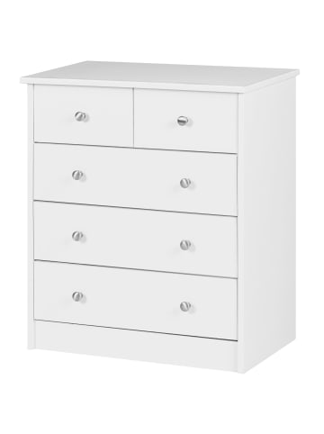 FineBuy Sideboard in Weiß / Spanplatte / 60x35x70