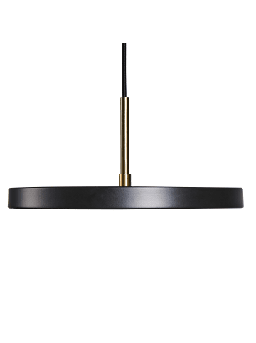 Beliani Tischleuchten EVENLODE in Schwarz/Messing - (W) 30 x (H) 120 x (L) 30 cm