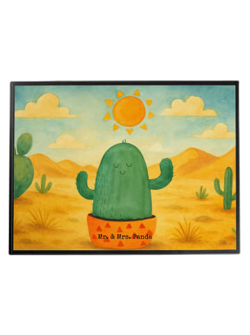 Mr. & Mrs. Panda Malunterlage Kaktus Sonne Design ohne Spruch in Weiß