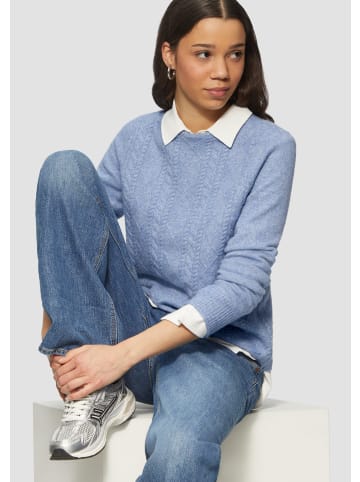 QS Strickpullover langarm in Blau