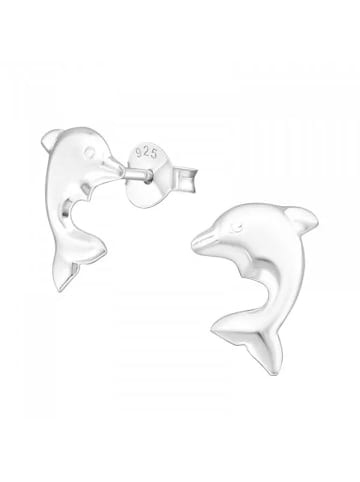 Alexander York Kinderohrstecker DELFIN in 925 Sterling Silber, 2-tlg. in silver