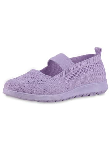 VAN HILL Sportliche Ballerinas Amelia in Helllila