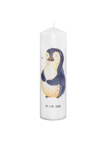 Mr. & Mrs. Panda Kerze Pinguin Diät ohne Spruch in Weiß