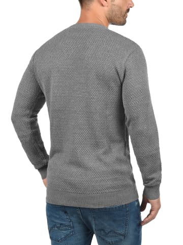 !SOLID Strickpullover SDKarl 21102378ME Strickpullover mit Perl-Strickmuster in Grau