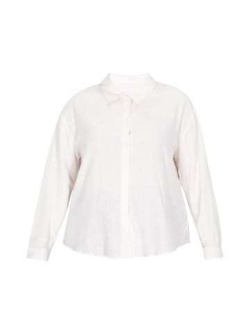 usha BLACK LABEL Plus Size Blouse in White