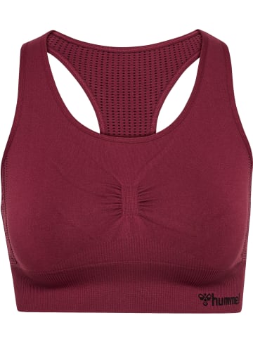 Hummel Hummel Top Hmlmt Yoga Damen Dehnbarem Atmungsaktiv Schnelltrocknend Nahtlosen in ZINFANDEL