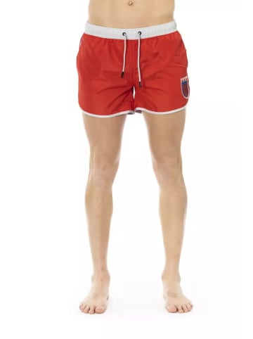 Bikkembergs Rot Polyester Herren Bade Kurz