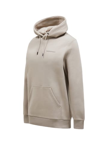 Peak Performance Kapuzensweatshirt M Original Small Logo Hood in beige