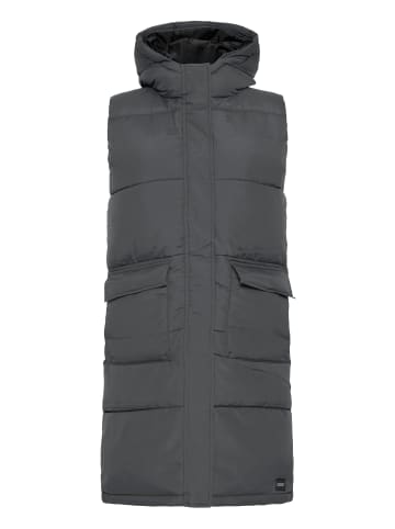 Oxmo Steppweste OXMINNA LONG VEST in Stein