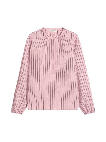 Marc O'Polo Streifenbluse regular in Light Pink