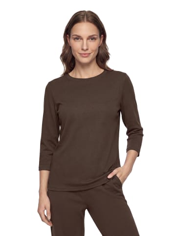 Betty Barclay Basic Shirt mit Rundhalsausschnitt in Light Maroon