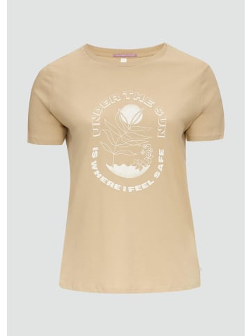 QS T-Shirt in 83D0_hellbraun