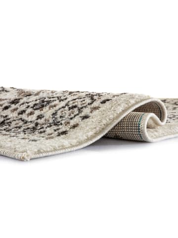 Peyer-Syntex 1 Teppich Allegra Medaillon Fb.creme hellgrau 120x170 cm in hellgrau