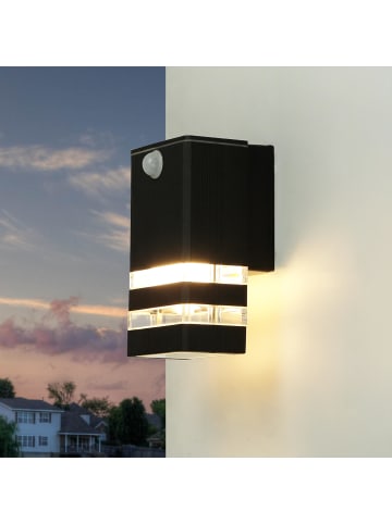 Licht-Erlebnisse Außen Wandlampe (B)11 x (H)18.5 cm in AnthrazitAnthrazit