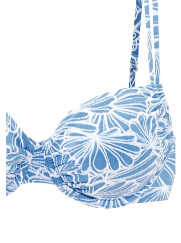 Venice Beach Bügel-Bikini-Top in blau