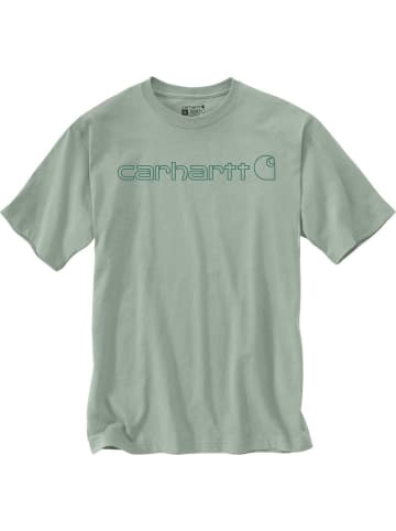CARHARTT  T-Shirt "Core Logo S/S 103361" in Blau
