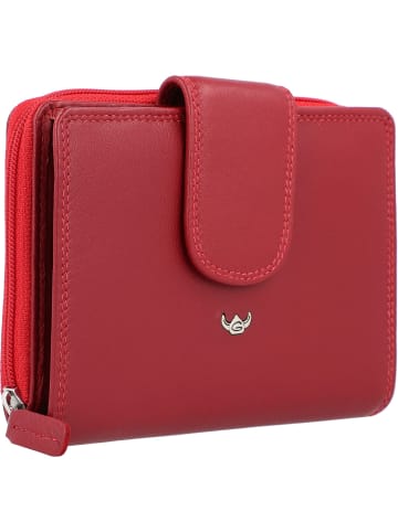 Golden Head Polo Geldbörse RFID Leder 12,5 cm in rot