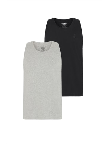 BLEND Rundhalsshirt BHEbil 2er-Pack in Schwarz