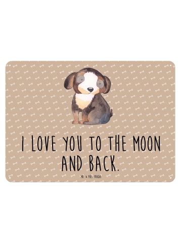 Mr. & Mrs. Panda Schild Hund Entspannen mit Spruch in Hundeglück