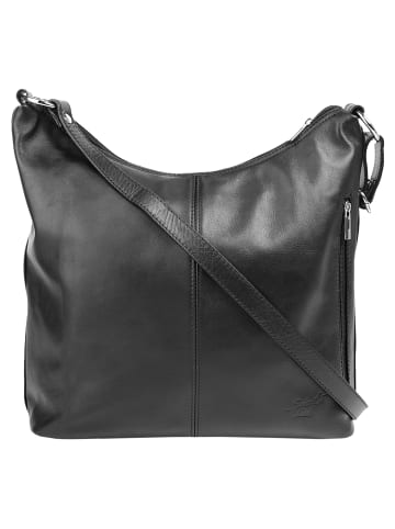 Samantha Look Shopper echt Leder in schwarz