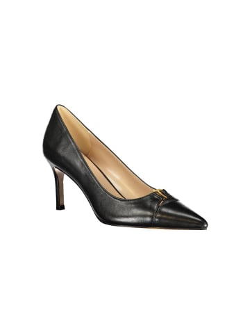 Twinset Schwarzer Leder-Klassiker Schuh