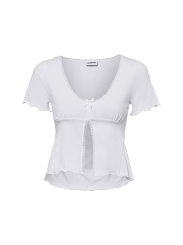 Noisy may T-Shirt NMJustine in weiß