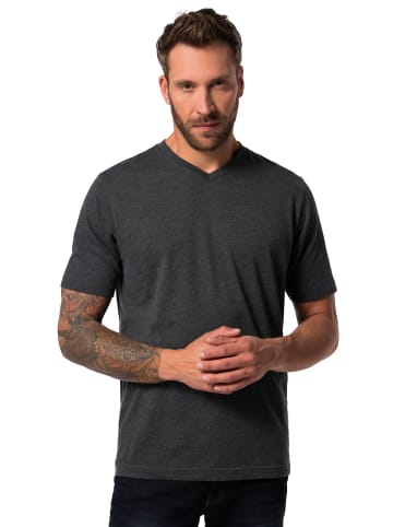 JP1880 Kurzarm T-Shirt in anthrazit melange