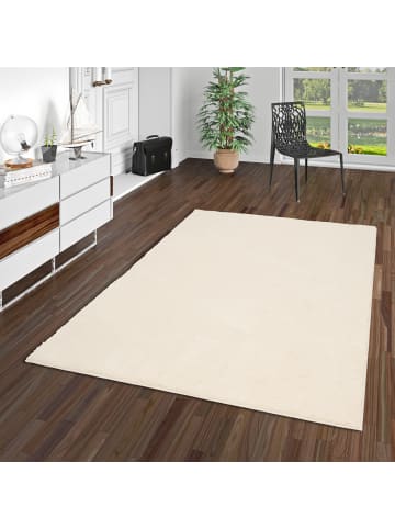 Pergamon Hochflor-Teppich Silky in creme