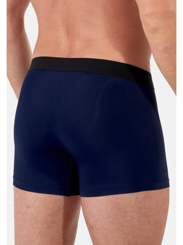 HOM Retro Short / Pant Supersoft in Dunkelblau / grün