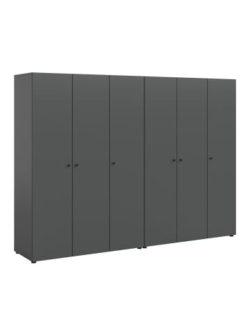 ebuy24 Kleiderschrank Darwin Anthrazit 240 x 51 cm