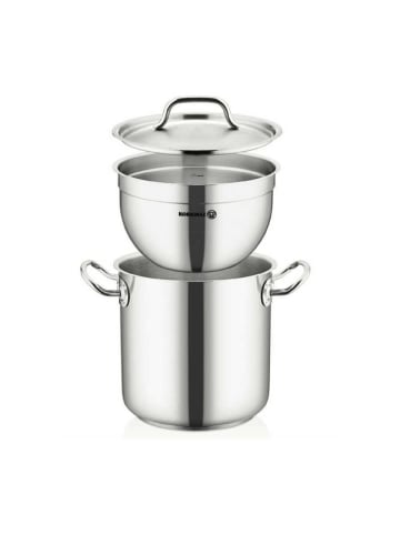 Korkmaz Korkmaz Proline Gastro Schüssel 28 x 17 cm aus 18/10-Edelstahl - 8,5L in Silber