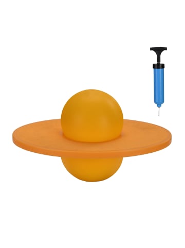 relaxdays Pogo Ball in Gelb - 100 kg