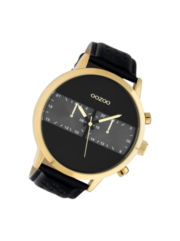 Oozoo Armbanduhr Oozoo Timepieces schwarz extra groß (ca. 50mm)