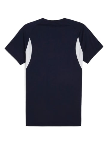 Puma T-Shirt 'teamEVOSTRIPE' in blau