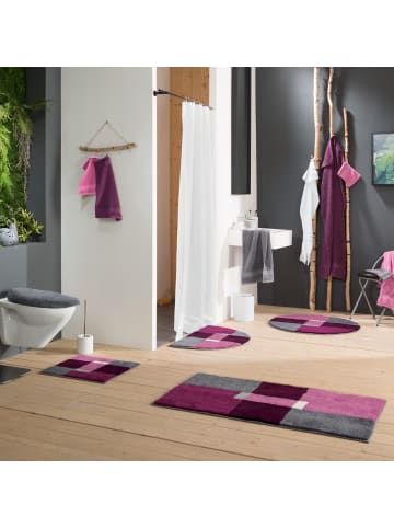 Erwin Müller Duschvorlage halbrund Zagori in violett