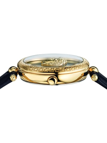 Versace Analoguhr für Damen in Schwarz