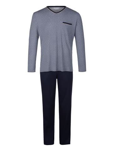 Rösch Schlafanzug Basic in Minimal Blue