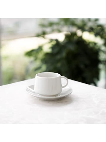 Mulex Mokkatassen-Set 100ml  Porzellan – für stilvollen Kaffeegenuss in Weiß