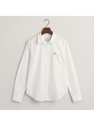 Gant Bluse Slim Stretch Oxford in White