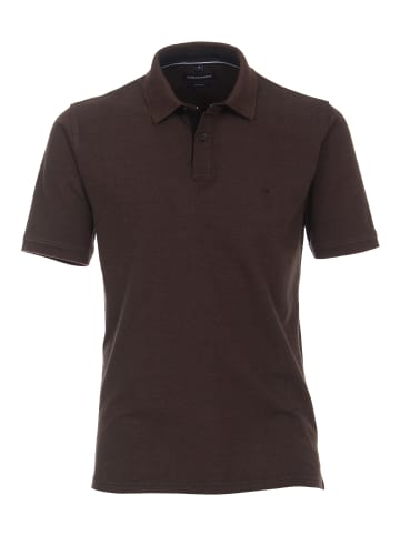 CASAMODA Polo-Shirt in Braun