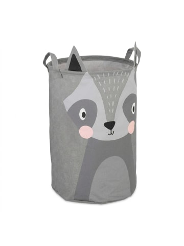 Aufbewahrungskorb Kinder "Waschbär" in Bunt - (H)55 x Ø 33 cm