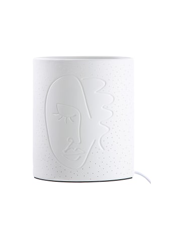 GILDE Tischleuchte Visione weiß - (H) 20,5cm