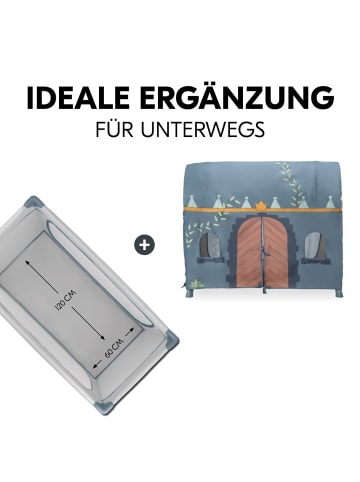 Hauck Spielzelt für Reisebett Travel Bed Cover in blau